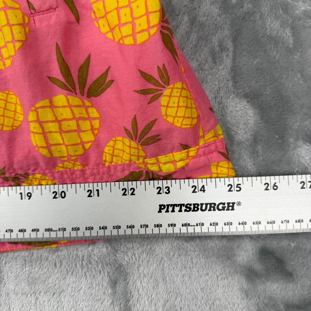 J.Crew Pink Pineapple Print Cotton Mini Skirt Womens Medium 37577 SP 17 - Picture 4 of 16